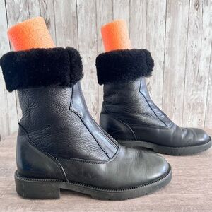 Santana Canada Leather Shearling Lined Boots